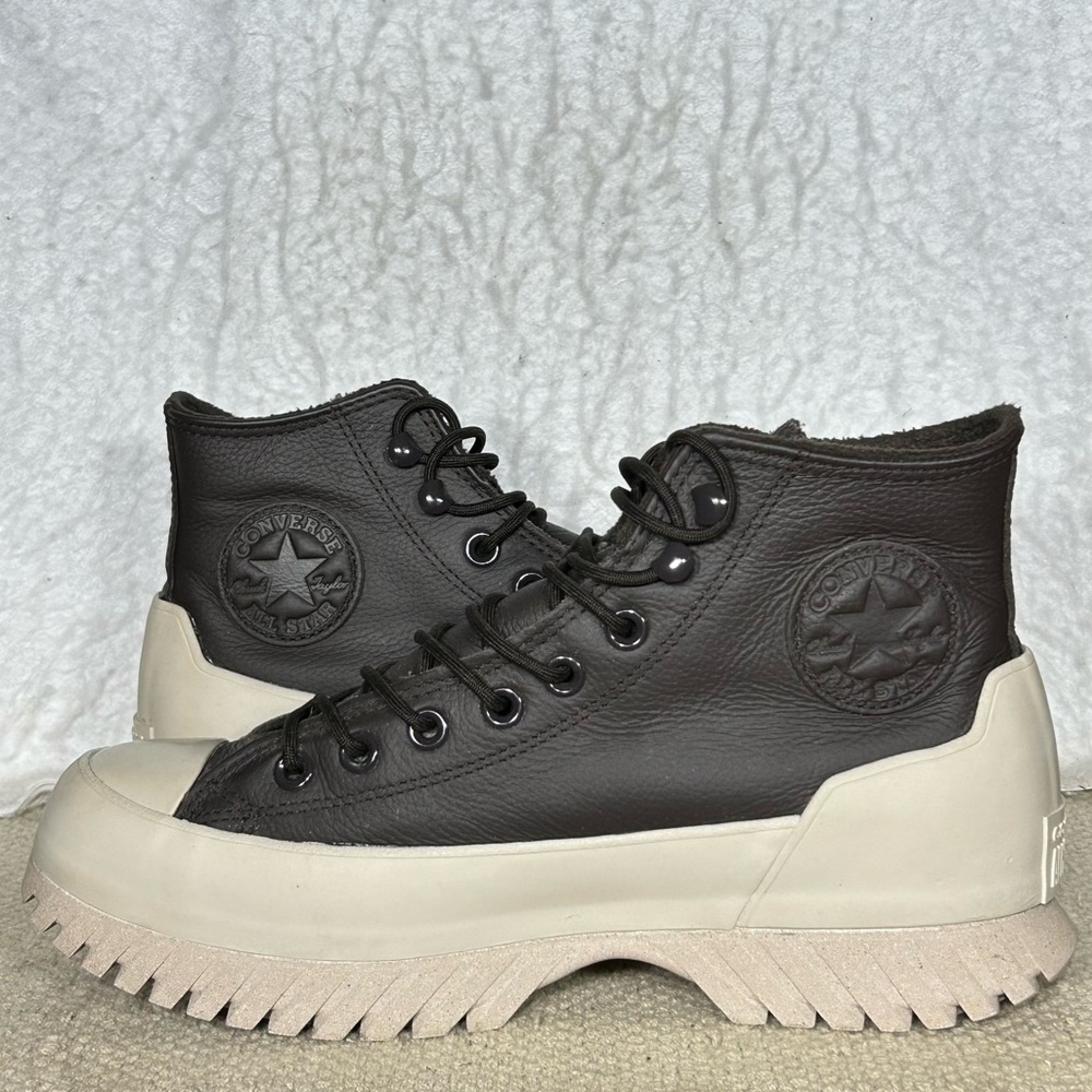 Converse Unisex CTAS Lugged2.0 Counter Climate High Brown Platform Boots SZ 8.5 - Picture 7 of 11
